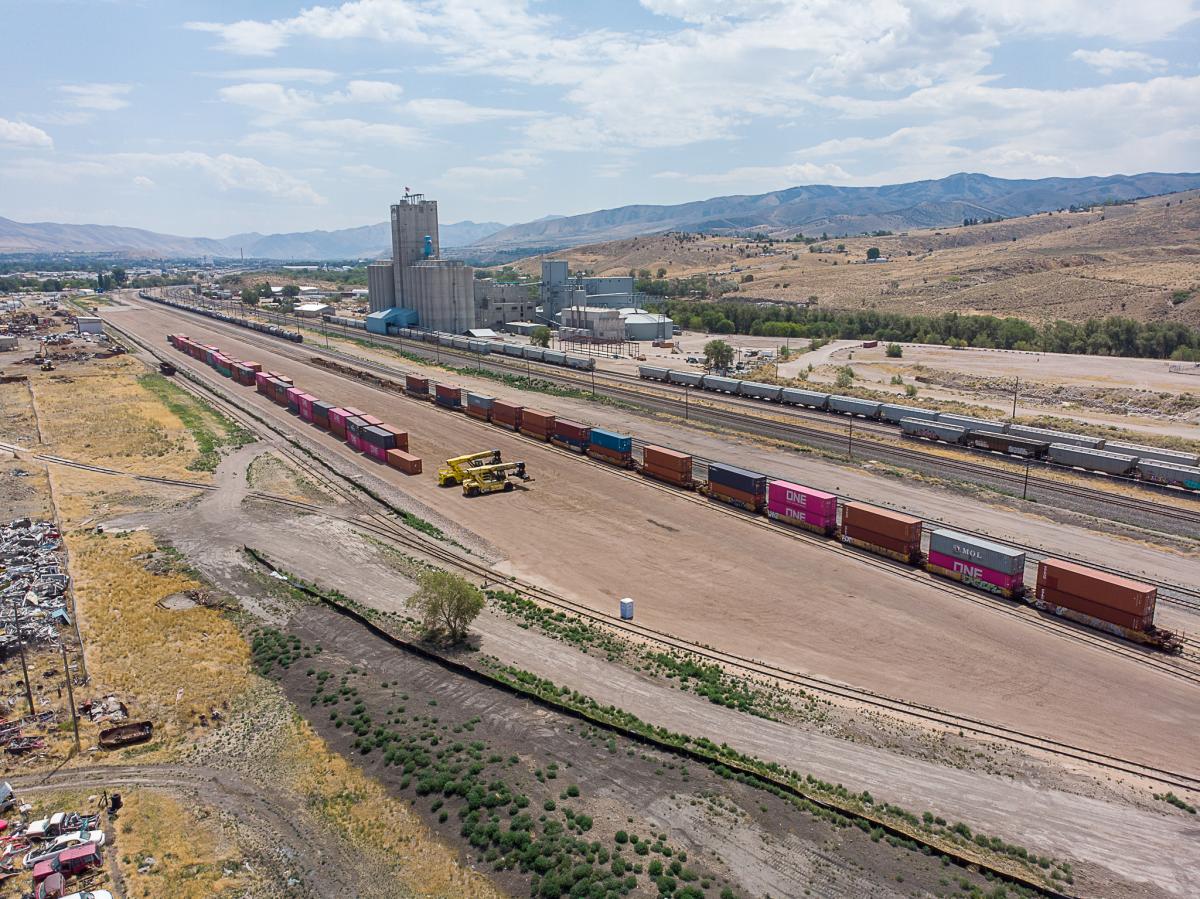 Pocatello rail yard completed